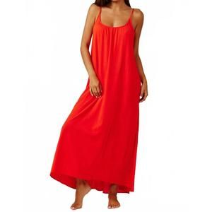 NEW 9SEED tulum low back maxi dress in dahlia